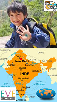 Réalisation de EVE en Inde