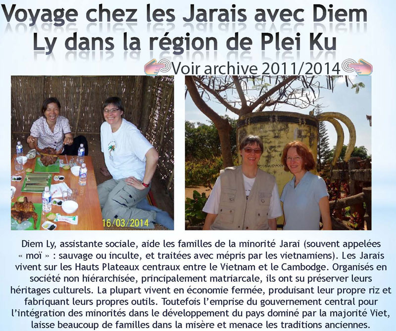 Voyage chez les Jarais dans la région de Plei Ku