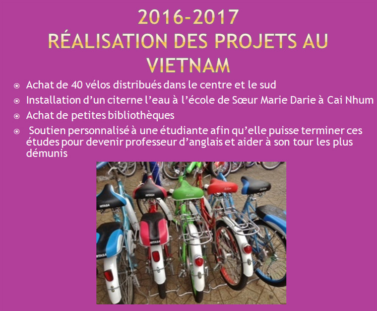 Vélos EVE au Vietnam